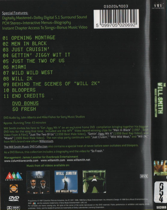 descargar álbum Will Smith - The Will Smith Music Video Collection