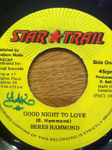 Beres Hammond – Good Night To Love (1999, Vinyl) - Discogs