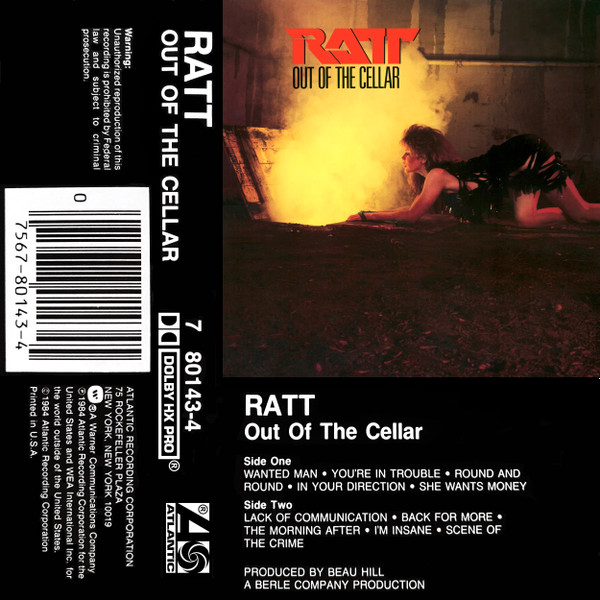 Ratt – Out Of The Cellar (1986, CD) - Discogs