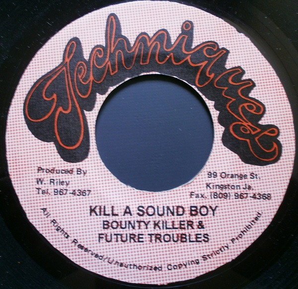 Bounty Killer & Future Troubles – Kill A Sound Boy (Vinyl) - Discogs