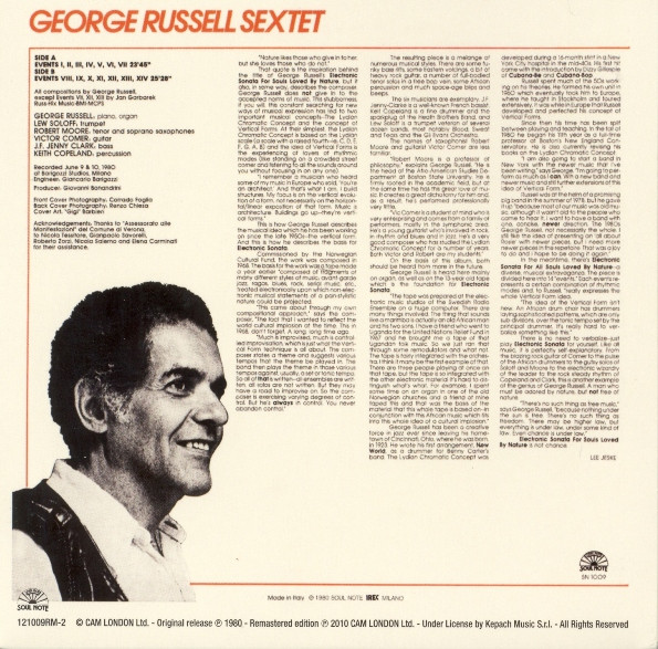 baixar álbum George Russell - The Complete Remastered Recordings On Black Saint Soul Note