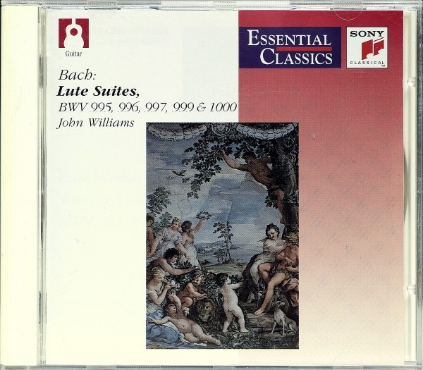 descargar álbum Bach, John Williams - Lute Suites Vol 1 BWV 995 996 997 999 1000