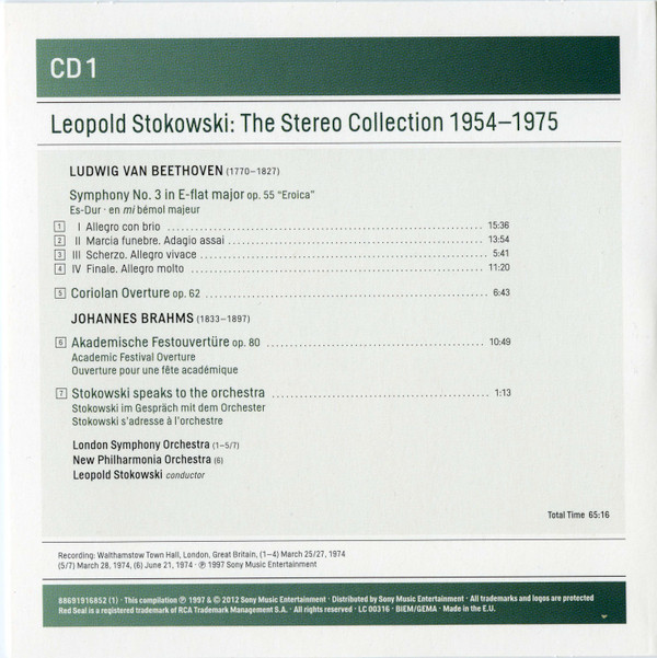 descargar álbum Leopold Stokowski - The Stereo Collection 1954 1975