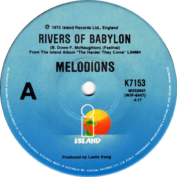 Melodians / Jimmy Cliff - Rivers Of Babylon / Many Rivers To Cross