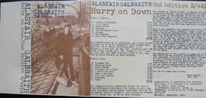 Alastair Galbraith - Hurry On Down / 2nd Edition album cover