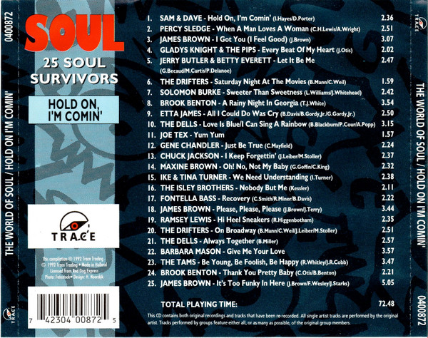 Album herunterladen Various - The World Of Soul 25 Soul Survivors Hold On Im Comin