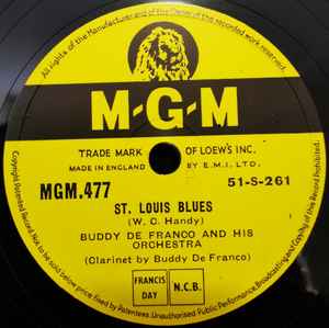 Buddy DeFranco And His Orchestra - St. Louis Blues / The Closer You Are album cover