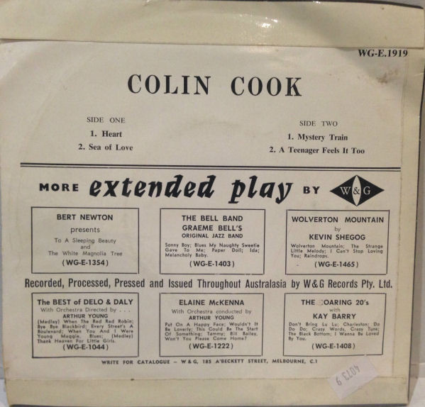 lataa albumi Colin Cook - Colin Cook