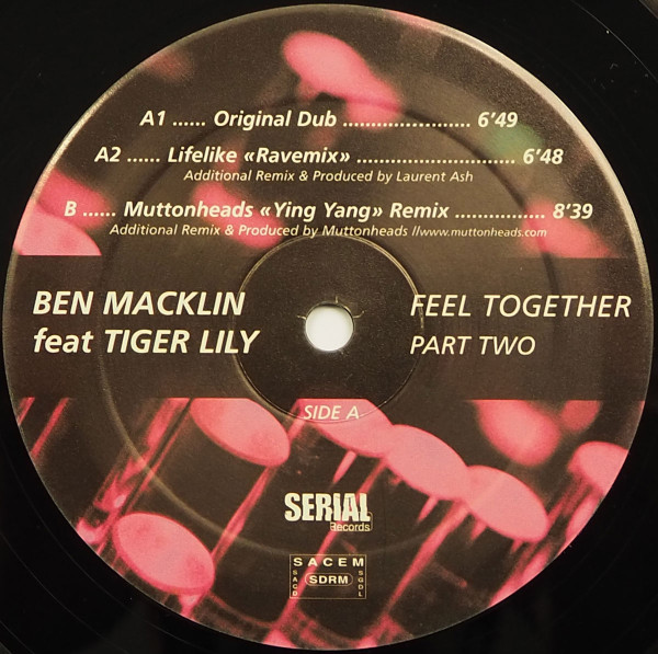 baixar álbum Ben Macklin Feat Tiger Lily - Feel Together Part Two