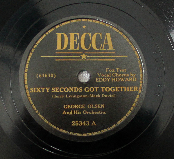 baixar álbum George Olsen And His Orchestra - Sixty Seconds Got Together Little Lady Make Believe