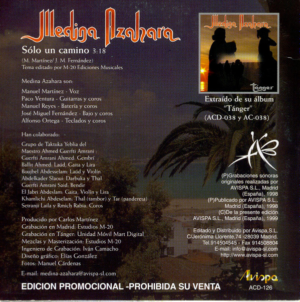 télécharger l'album Medina Azahara - Sólo Un Camino