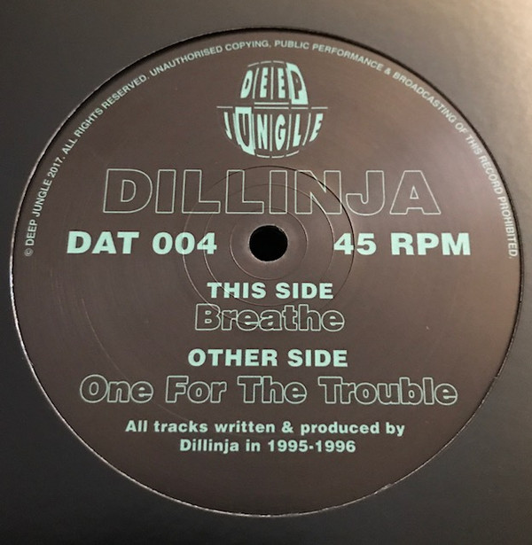télécharger l'album Dillinja - Breathe One For The Trouble
