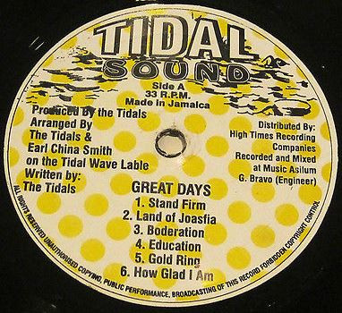 last ned album The Tidals - Great Days