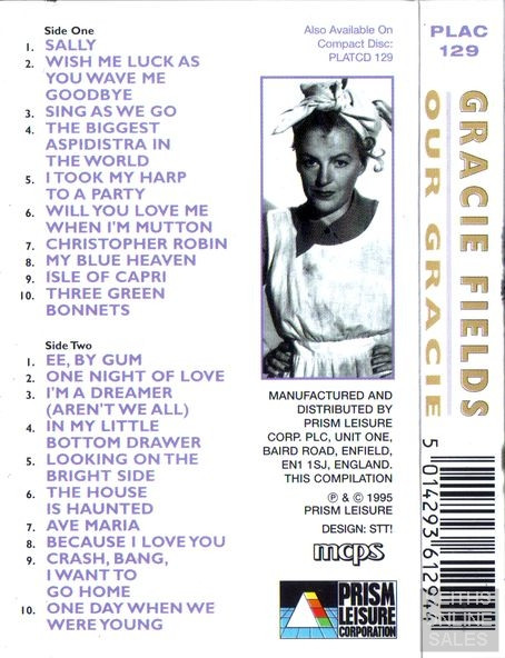 last ned album Gracie Fields - Our Gracie 20 Great Songs