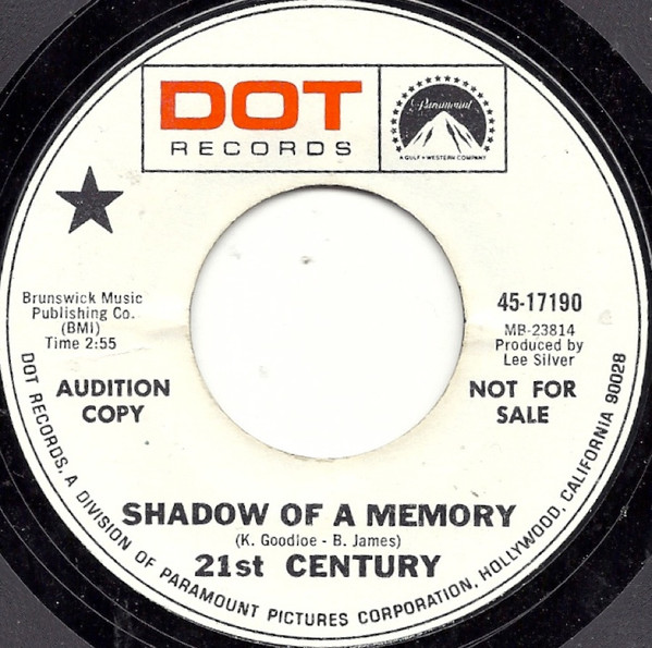 21st Century – Shadow Of A Memory / Coming Right Back (1969, Vinyl 