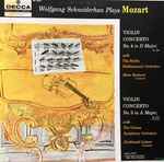 Cover of Wolfgang Schneiderhan Plays Mozart, , Vinyl