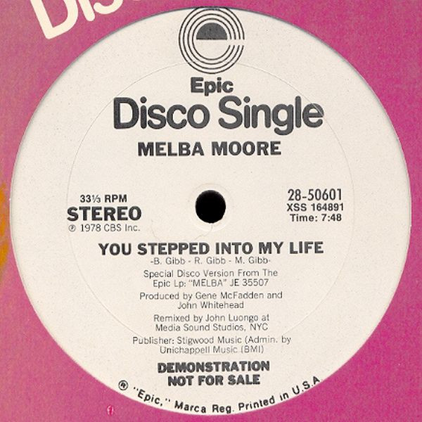 ladda ner album Melba Moore - You Stepped Into My Life Theres No Other One Like You