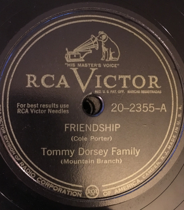 descargar álbum Tommy Dorsey Family, Hollywood Hillbillies - Friendship Chattanooga Choo Choo