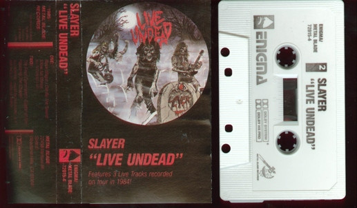 Slayer – Live Undead (1987, Vinyl) - Discogs