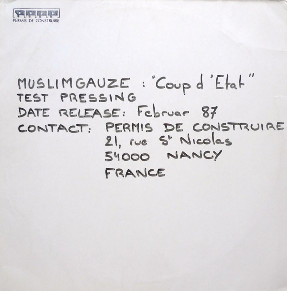 Muslimgauze – Coup D'Etat (1987, Vinyl) - Discogs