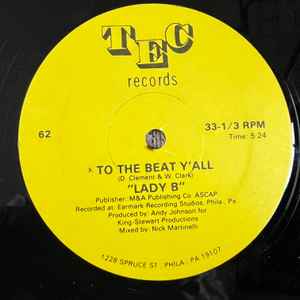 Lady B (2) - To The Beat Y'all