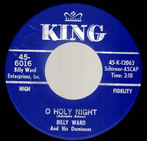 Billy Ward And His Dominoes - O Holy Night / What Are You Doing New Year's Eve album cover