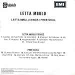 Cover of Letta Mbulu Sings / Free Soul, 2005, CDr