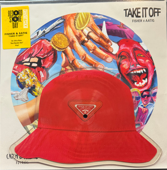 Fisher x Aatig – Take It Off (2023, Red Bucket Hat, Vinyl) - Discogs