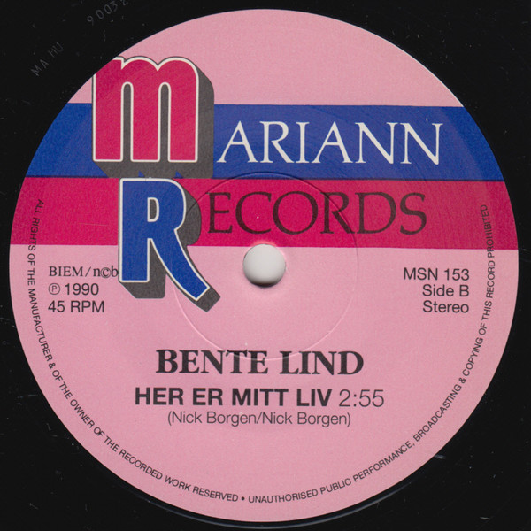 ladda ner album Bente Lind - Ciao Amore
