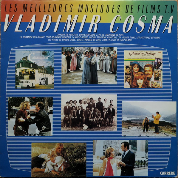 Vladimir Cosma – Les Meilleures Musiques De Films TV (1986, Vinyl