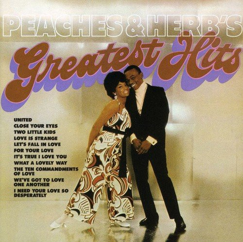 PEACHES & HERB--PICTURE SLEEVE + 45---(CLOSE YOUR EYES)---PS--PIC---SLV