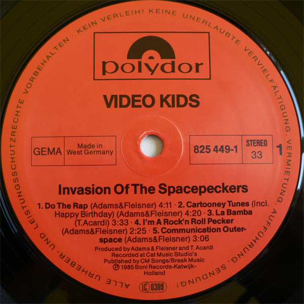 Video Kids - The Invasion Of The Spacepeckers | Polydor (825 449-1) - 3