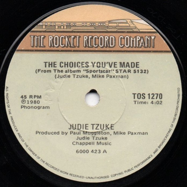 Judie Tzuke - The Choices You've Made | Releases | Discogs