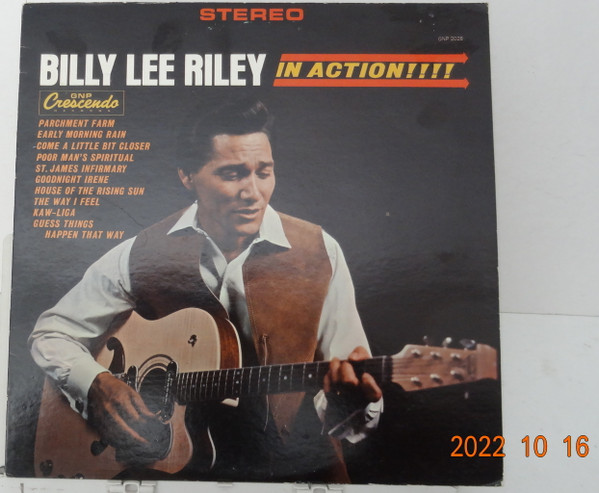 Billy Lee Riley – In Action!!! (1966, Vinyl) - Discogs