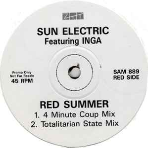 Sun Electric - Red Summer album cover