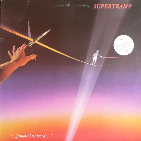 SUPERTRAMPFAMOUS LAST WORDS. LP / AM RECORDS - 1982 / LIGERAS MARCAS.  ***/***