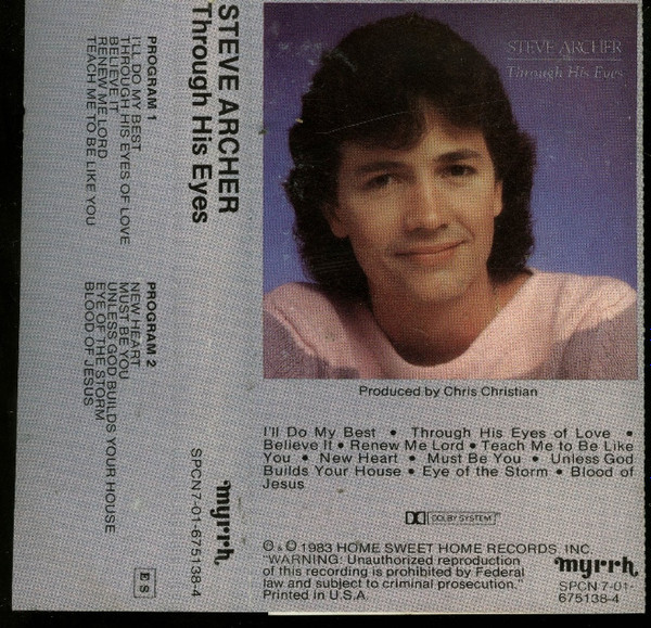 Steve Archer – Through His Eyes (1983, Vinyl) - Discogs