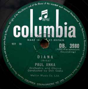 Paul Anka - Diana / Don't Gamble With Love