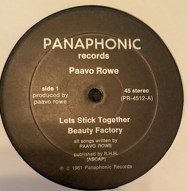 descargar álbum Paavo Rowe - First Edition