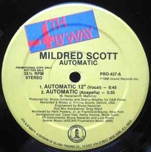 Mildred Scott (2) - Automatic album cover