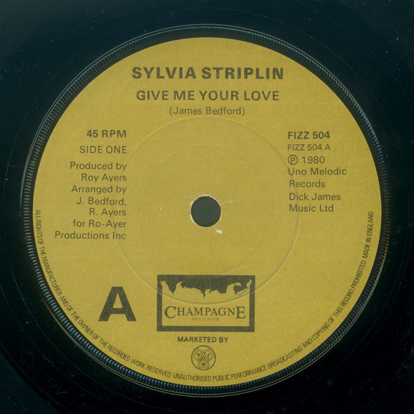 Sylvia Striplin – Give Me Your Love (2017, Vinyl) - Discogs