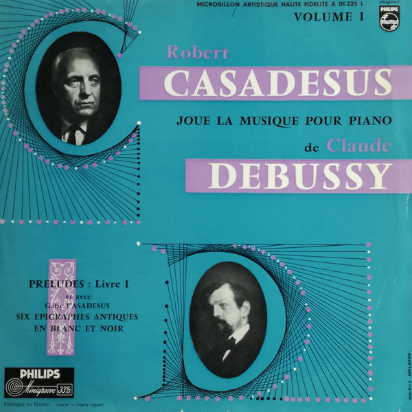 Robert Casadesus Gaby Casadesus Debussy Piano Music Preludes