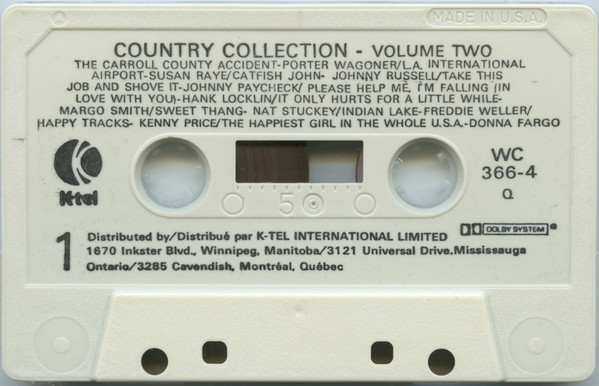 Various - The Country Collection  Volume II | K-Tel (WC 366-42) - 3