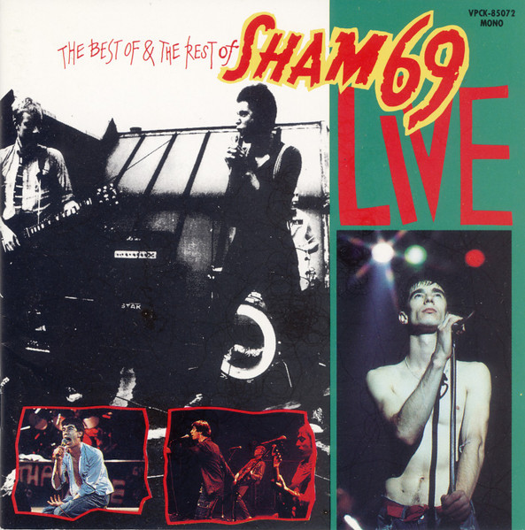 Sham 69 – The Best Of & The Rest Of Sham 69 Live (1989, Vinyl 