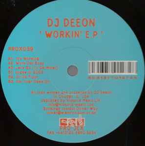 DJ Deeon - Workin' EP album cover