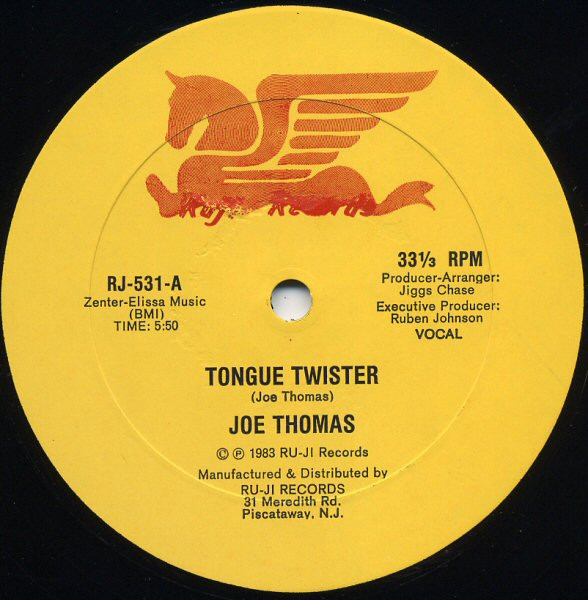 télécharger l'album Joe Thomas - Tongue Twister