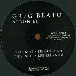 Greg Beato - Apron EP