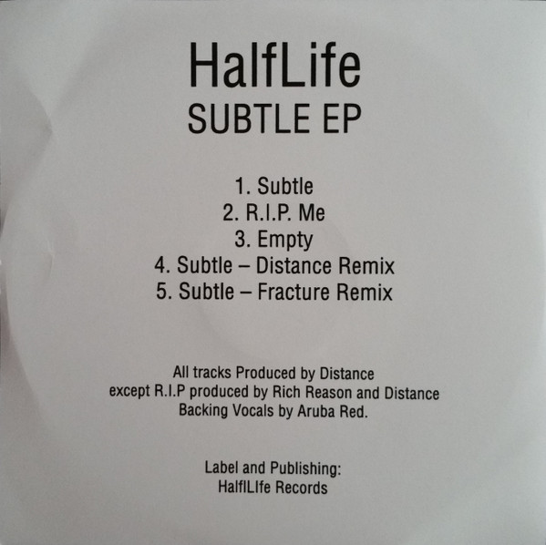 lataa albumi HalfLife - Subtle EP