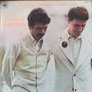 Carlos Santana / Mahavishnu John McLaughlin – Love Devotion Surrender  (1973, Vinyl) - Discogs