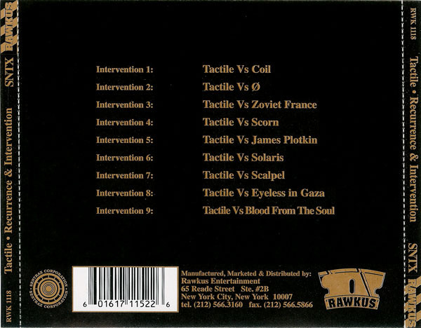 last ned album Tactile - Recurrence Intervention